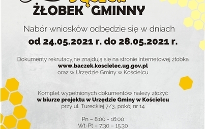 Zdjęcie do Rusza Nab&oacute;r do Żłobka Gminnego &quot;Bączek&quot;